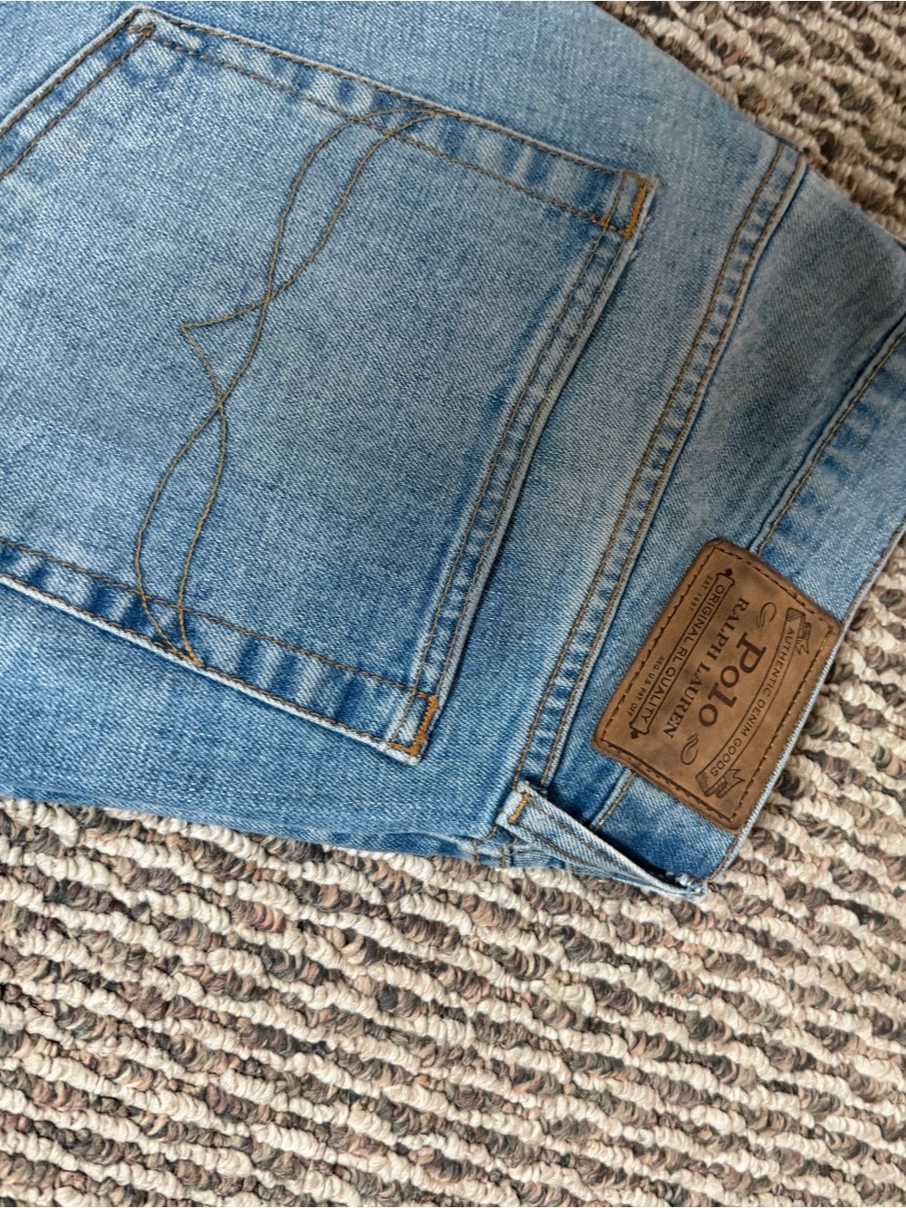 Ralph Lauren Light Blue Relaxed Fit Men's Jeans